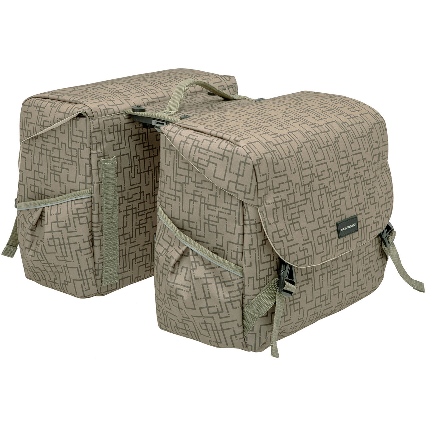 New Looxs Mondi Joy Ivy MIK 38L dubbel afneembaar walnut