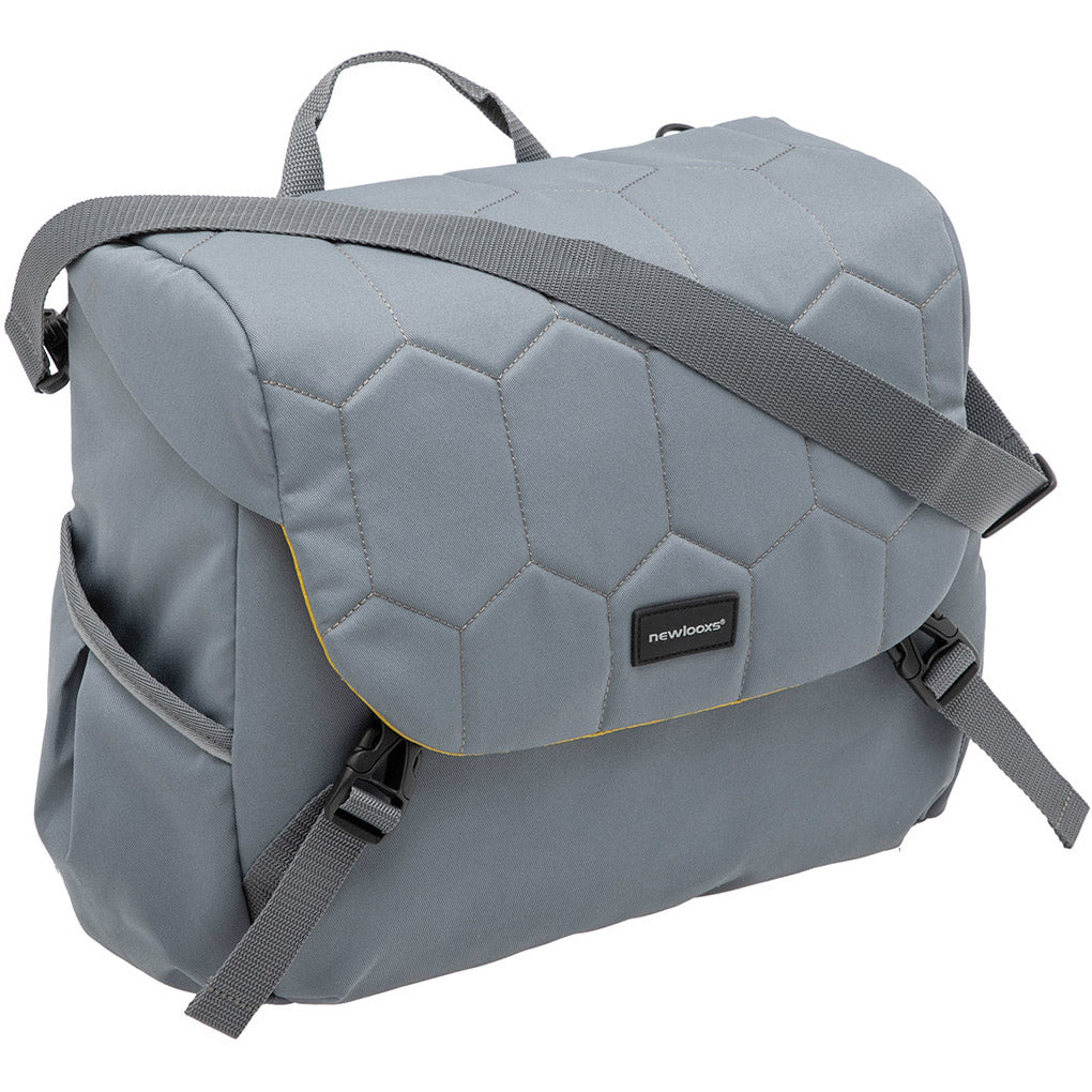 New Looxs Mondi Joy Quilted 18,5L enkele tas afneem grijs