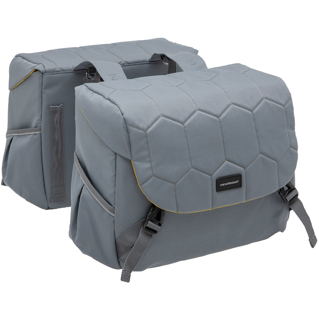 New Looxs Mondi Joy Quilted 38L dubbele tas grijs