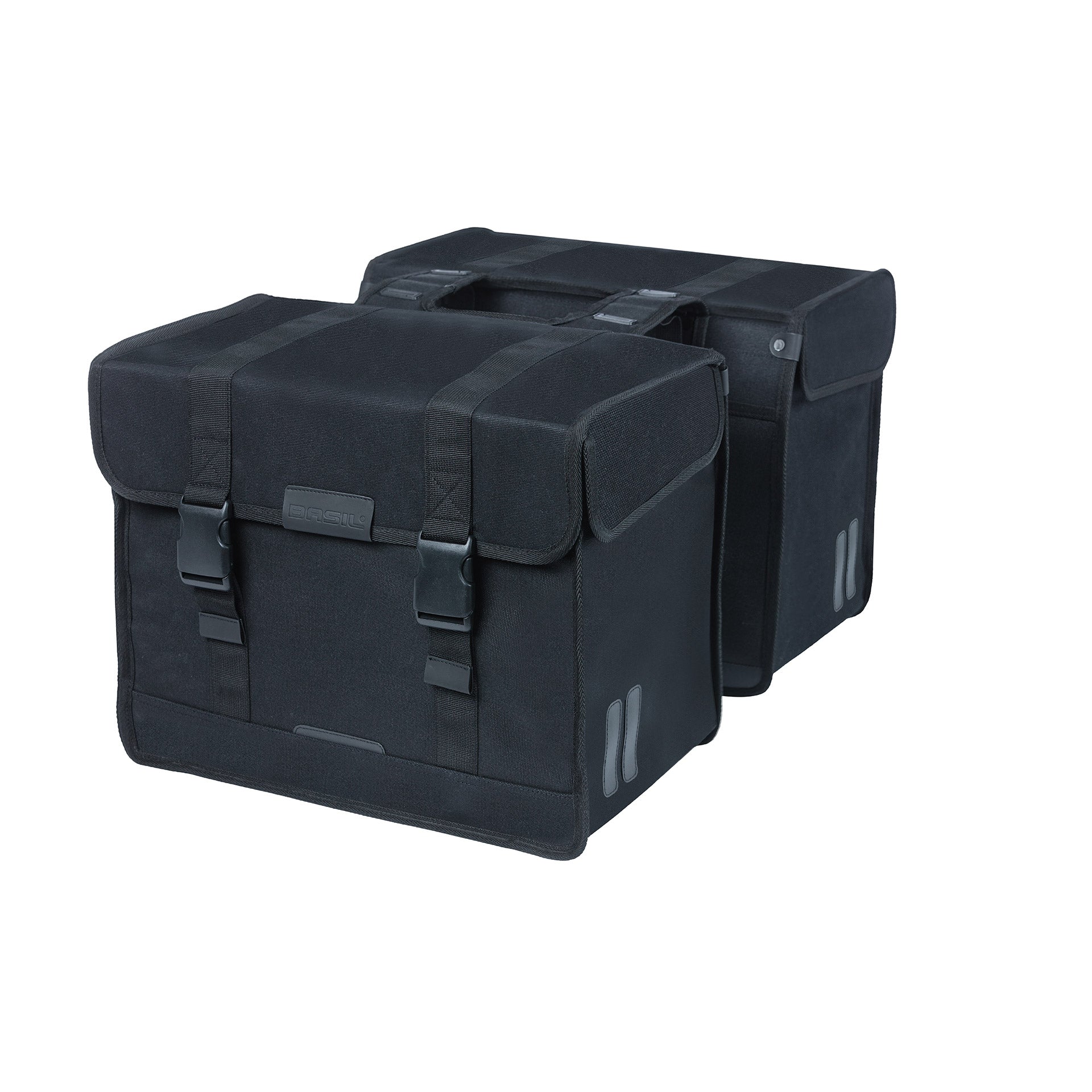 Basil dubbele tas Kavan Eco Classic 58l zwart