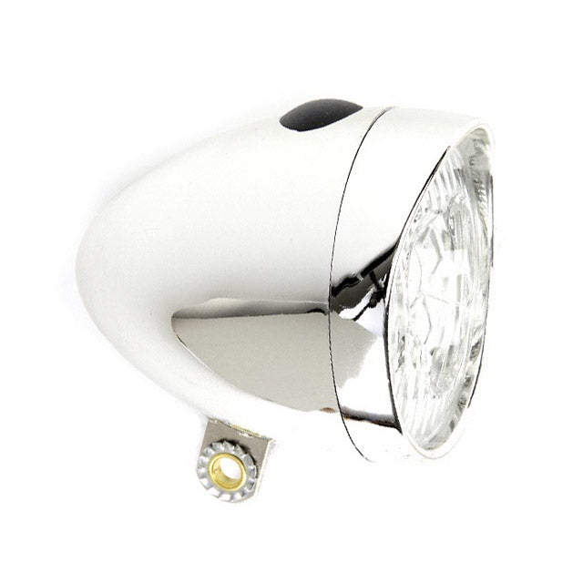 IKZI-Light Retro batt. 3x LED koplamp chroom 1434310