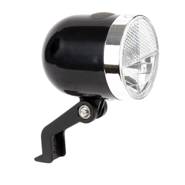 IKZI-Light Retro koplamp nero zwart 10 lux batterij