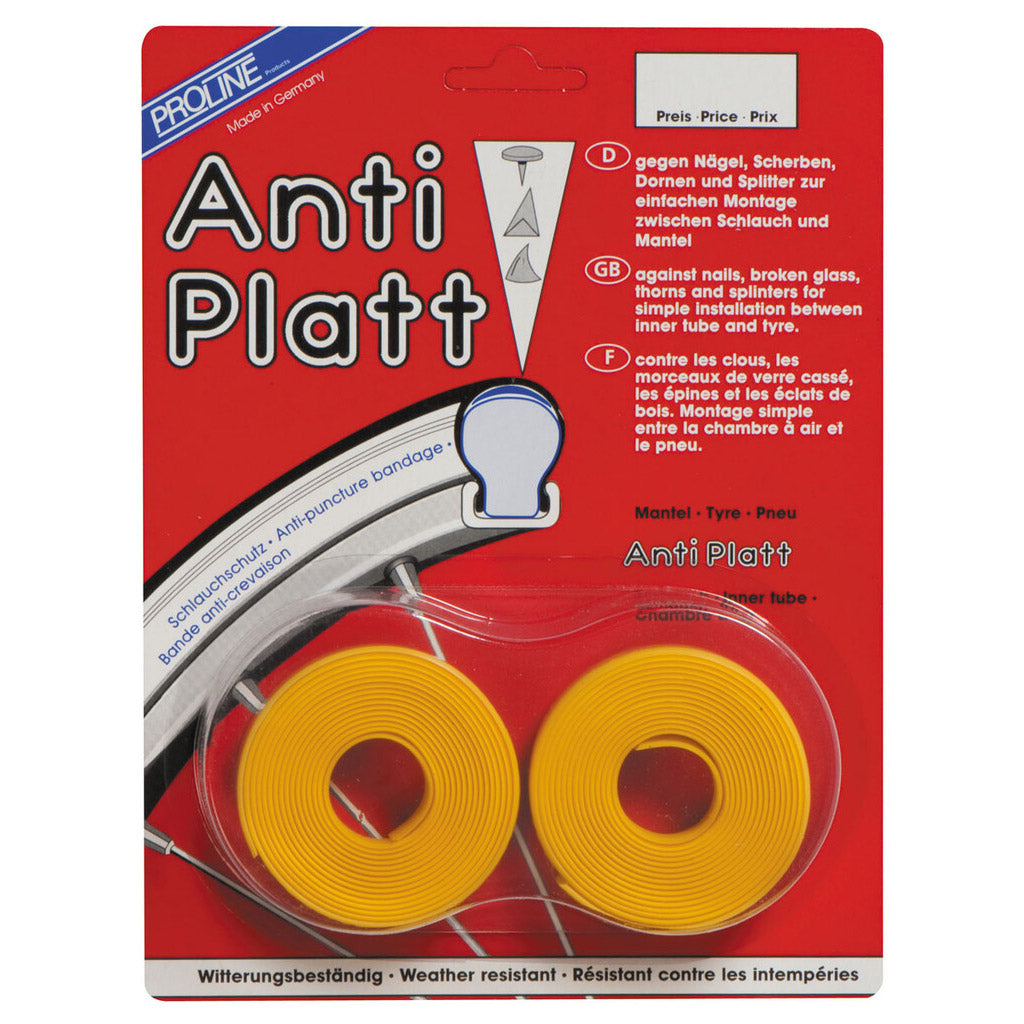 Proline antilekstrip Antiplatt race 19mm geel (2st)