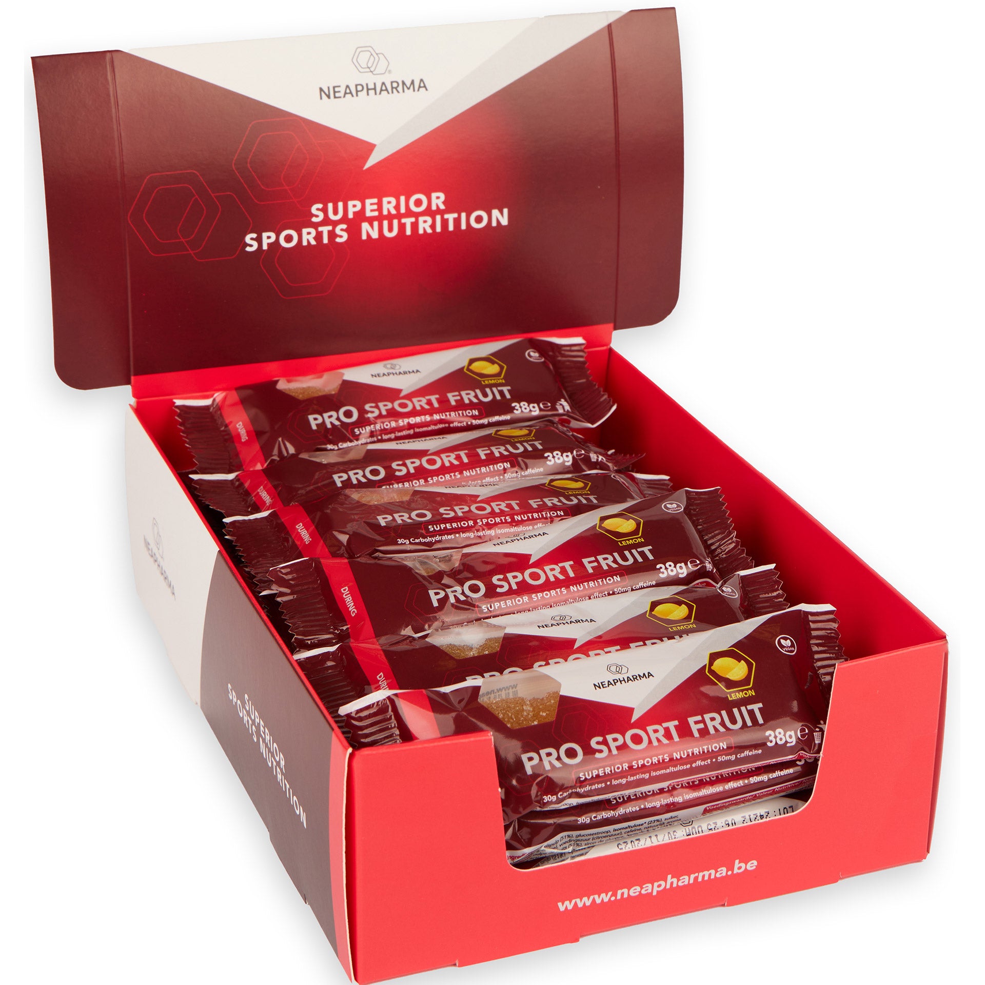 Neapharma reep Pro Sport Fruit citroen display (30st)