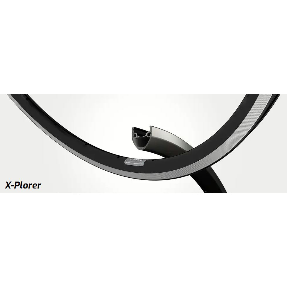 Ryde velg X-plorer R 28"/622 32g 14G CNC alu zilver