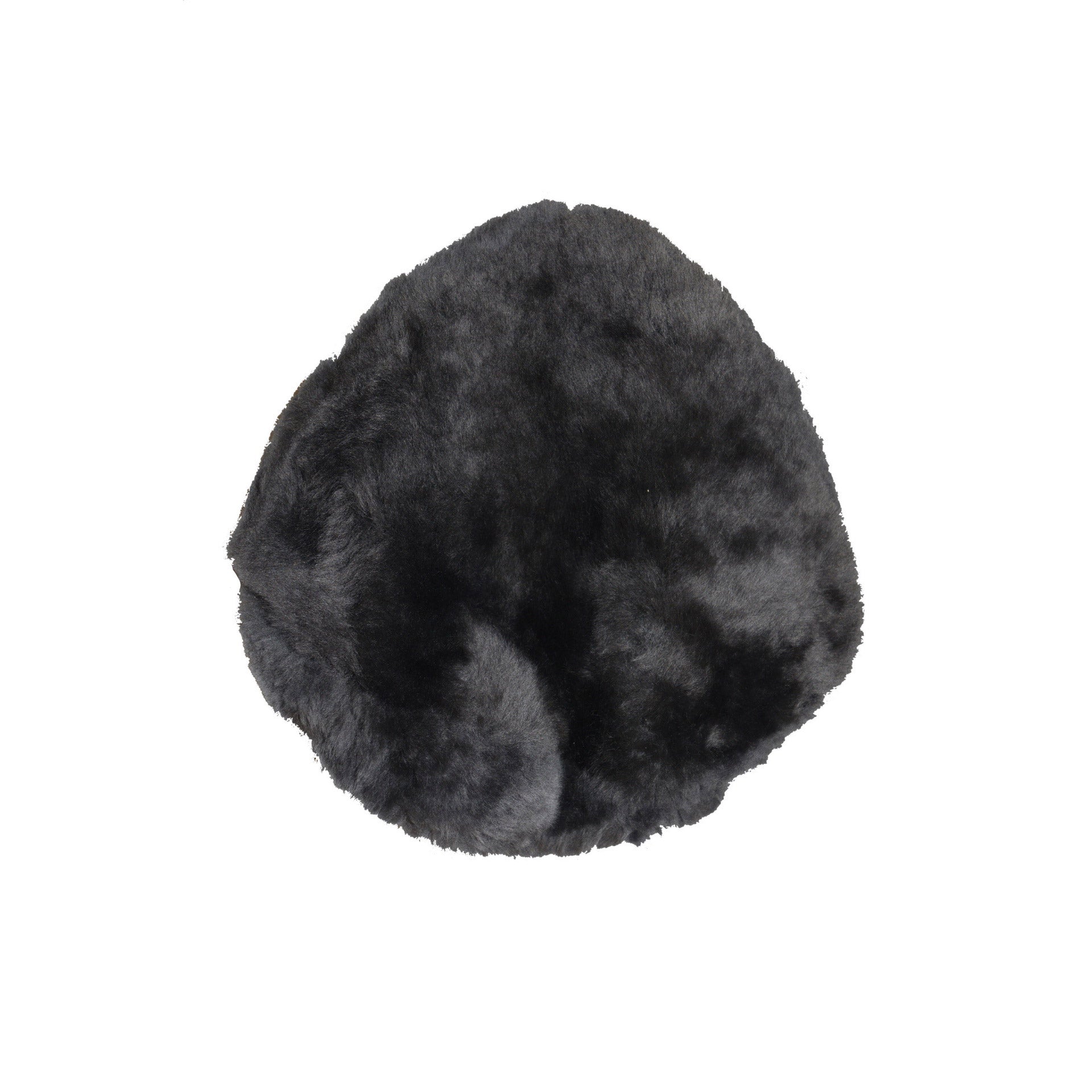 Zadeldek schapenvacht rok + neusje A-kwaliteit grijs