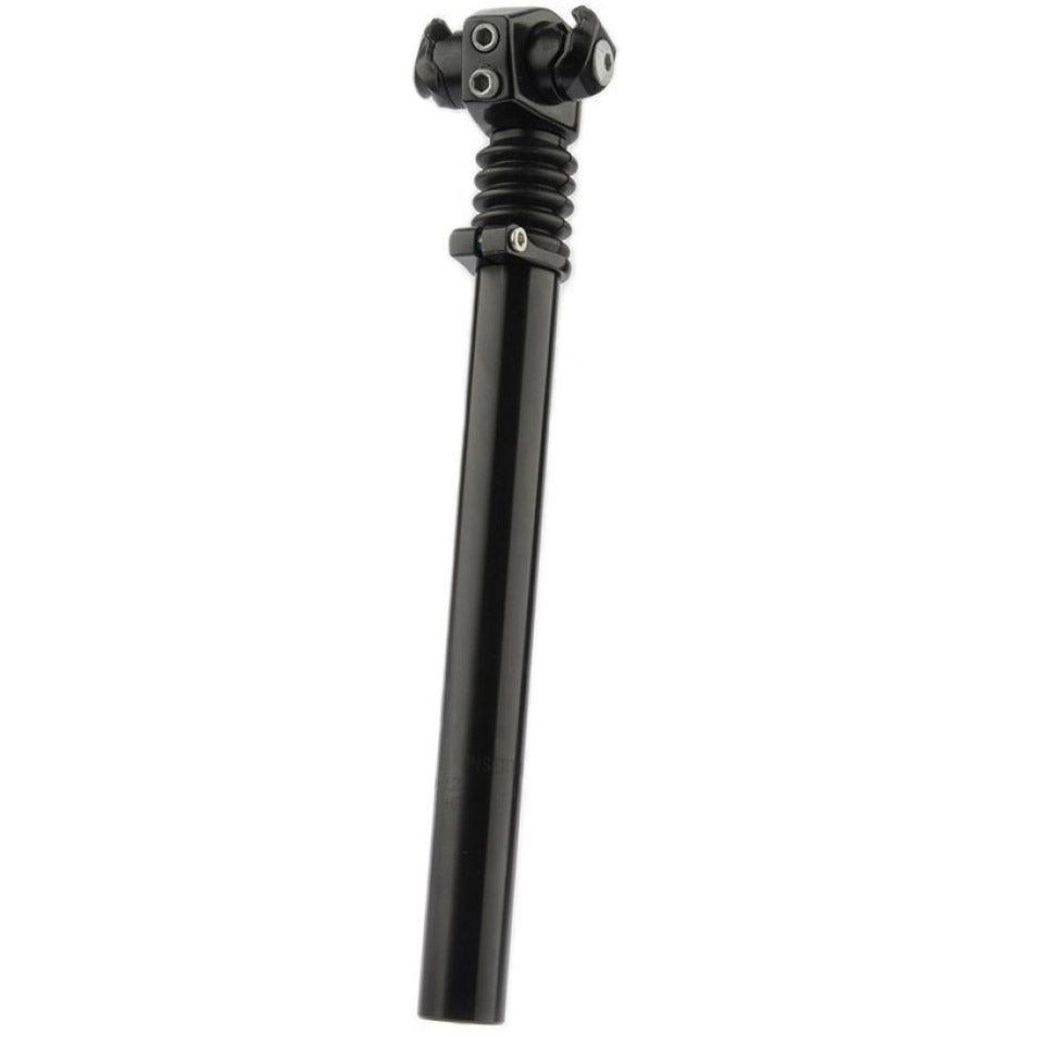 Post Moderne zadelpen verend PM-207 350 ø27,2 alu zwart