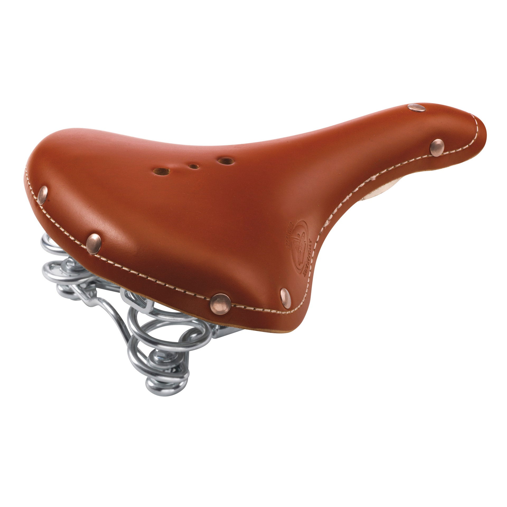 Monte Grappa zadel m/veer Old Frontiers Classic leer cognac