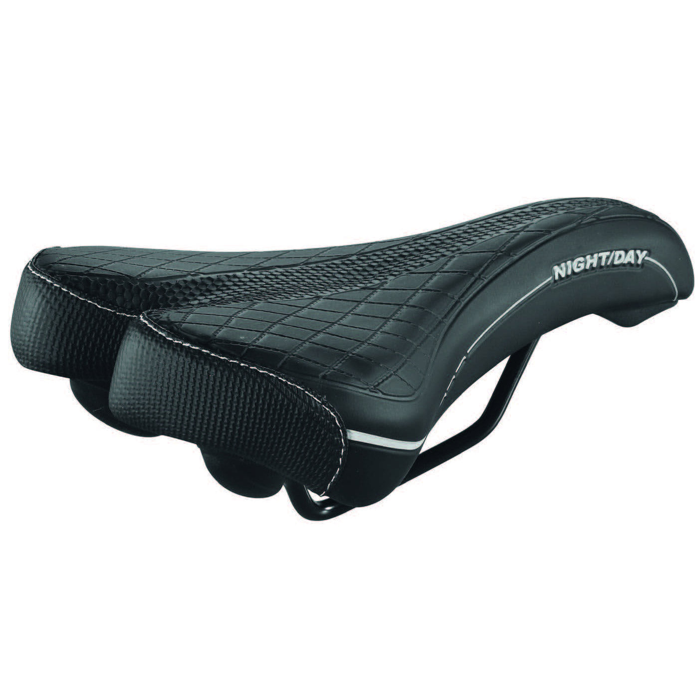 Monte Grappa zadel Night/Day kunstleer zwart