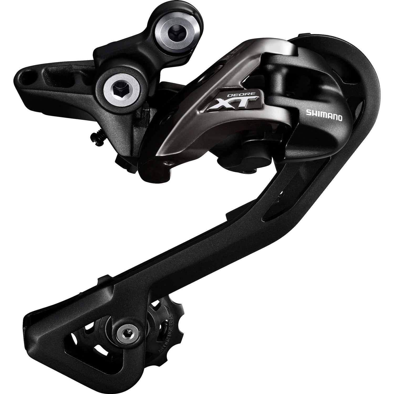 Shimano achterderailleur Deore XT 10v RD-T8000 lange kooi zw.