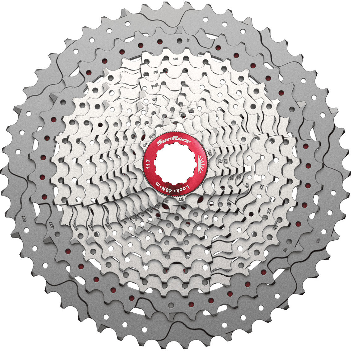 Sunrace cassette CSRZ800 12v 11-51t zilver