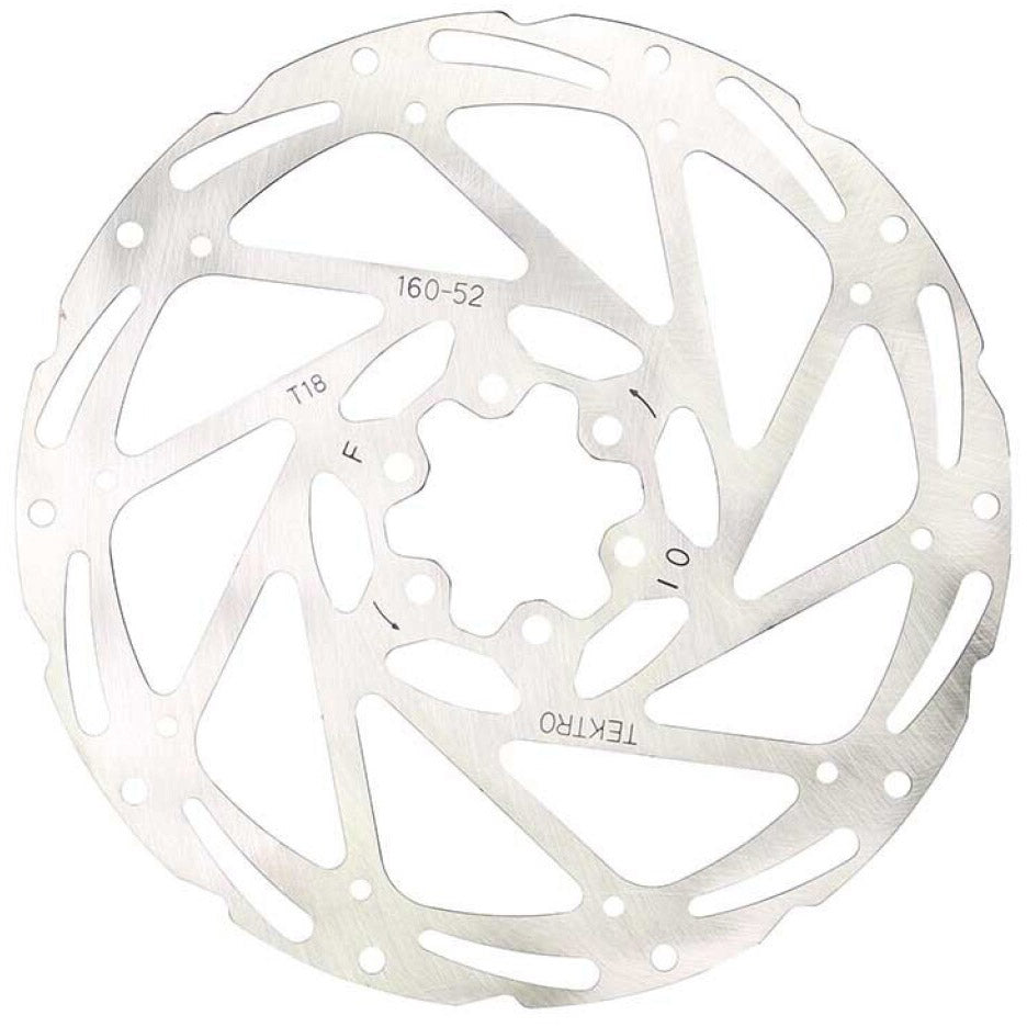 Tektro rotor TR160-52 ø160mm 1,8mm zilver
