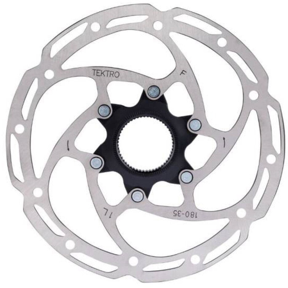 Tektro rotor TR180-35 ø180mm centerlock zilver