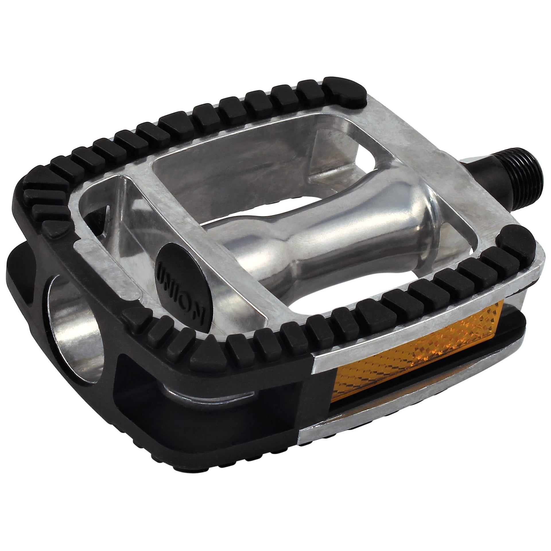 Union pedalen SP-812 EDB as alu zilver/non-slip zwart OEM