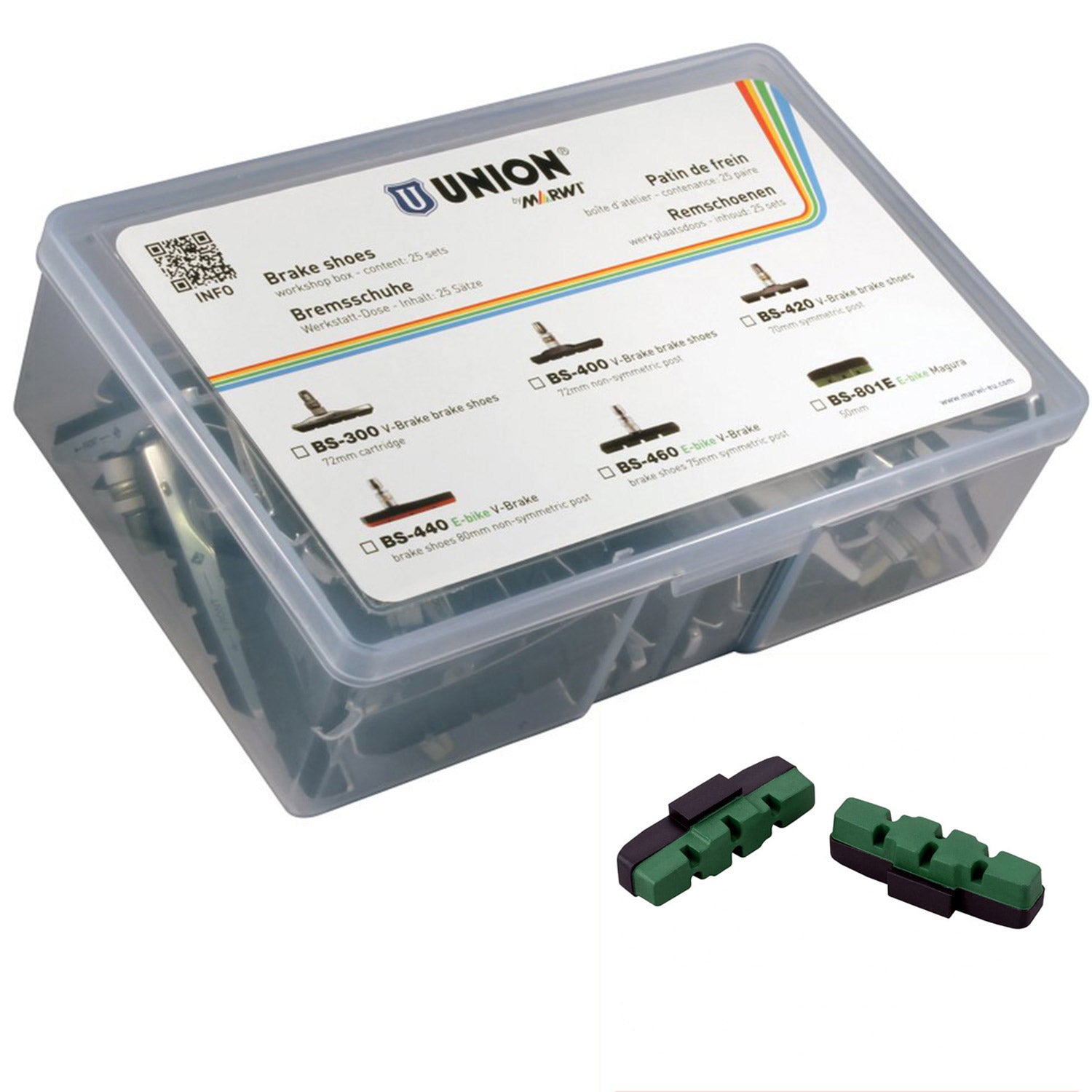 Union velgremblokken BS-801E Magura hydraulisch (25pr)