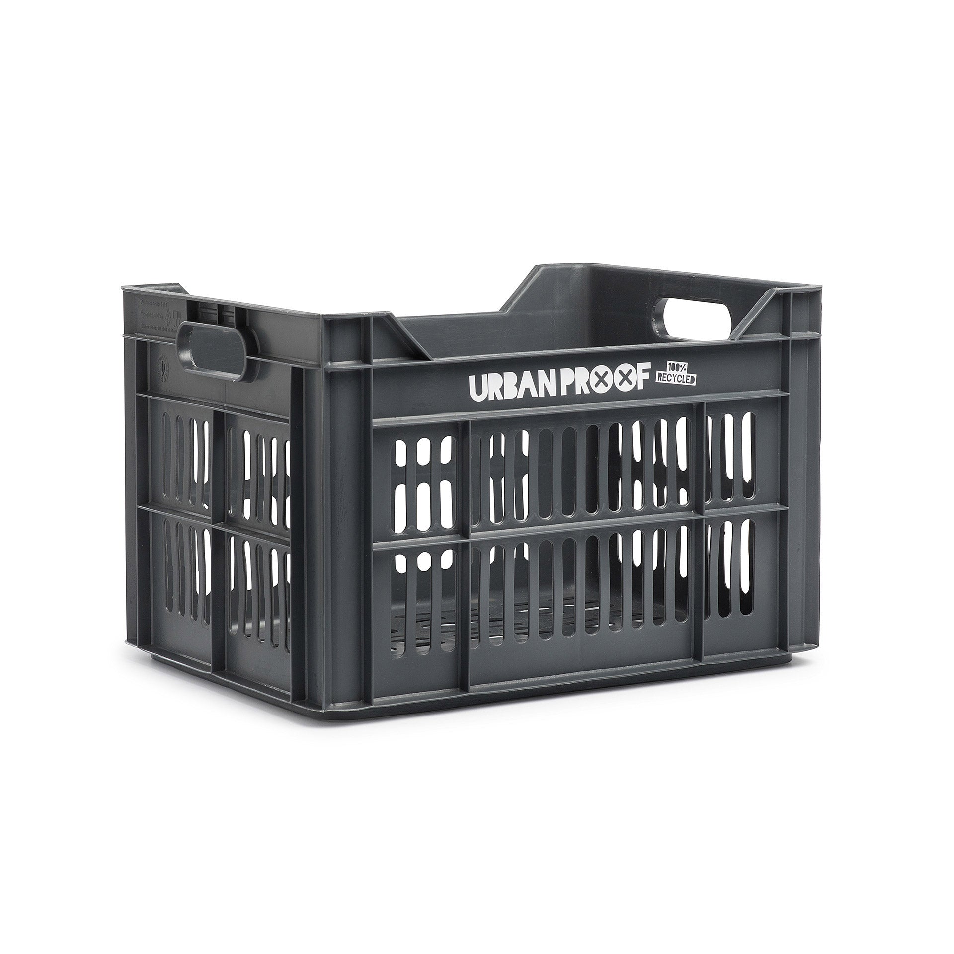 UrbanProof krat 30l rPET donkergrijs