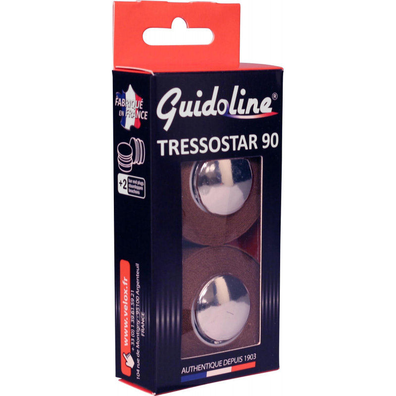 Velox stuurtape Tressostar 90 katoen bruin (2st)