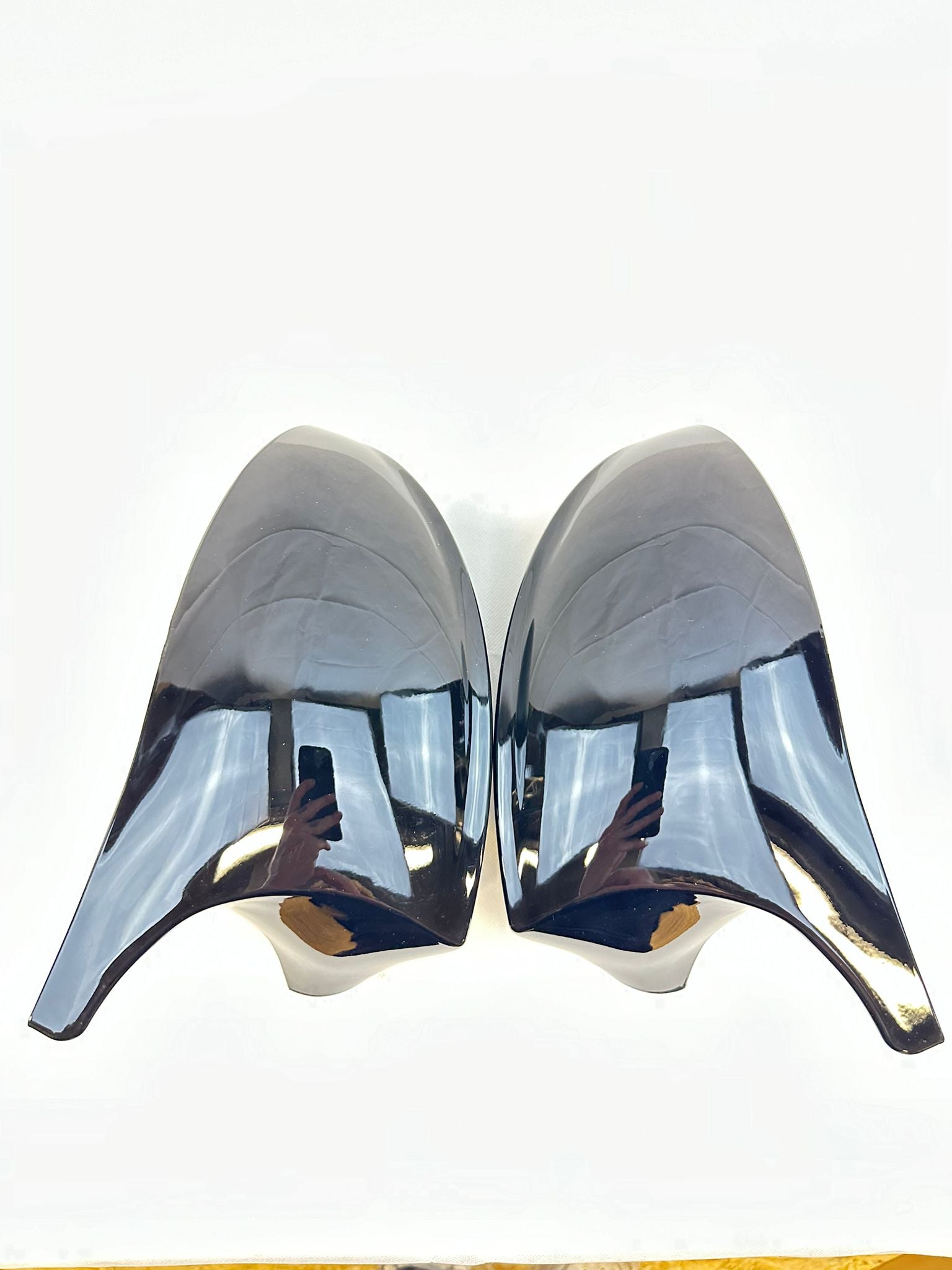 BMW Styling - Pre-Facelift (tot 2009) Styling 1 Serie / 3 serie E81, E82, E87, E88, E90, E91, E92 Spiegelkappen - Volledig hoogglans zwart EVO 1