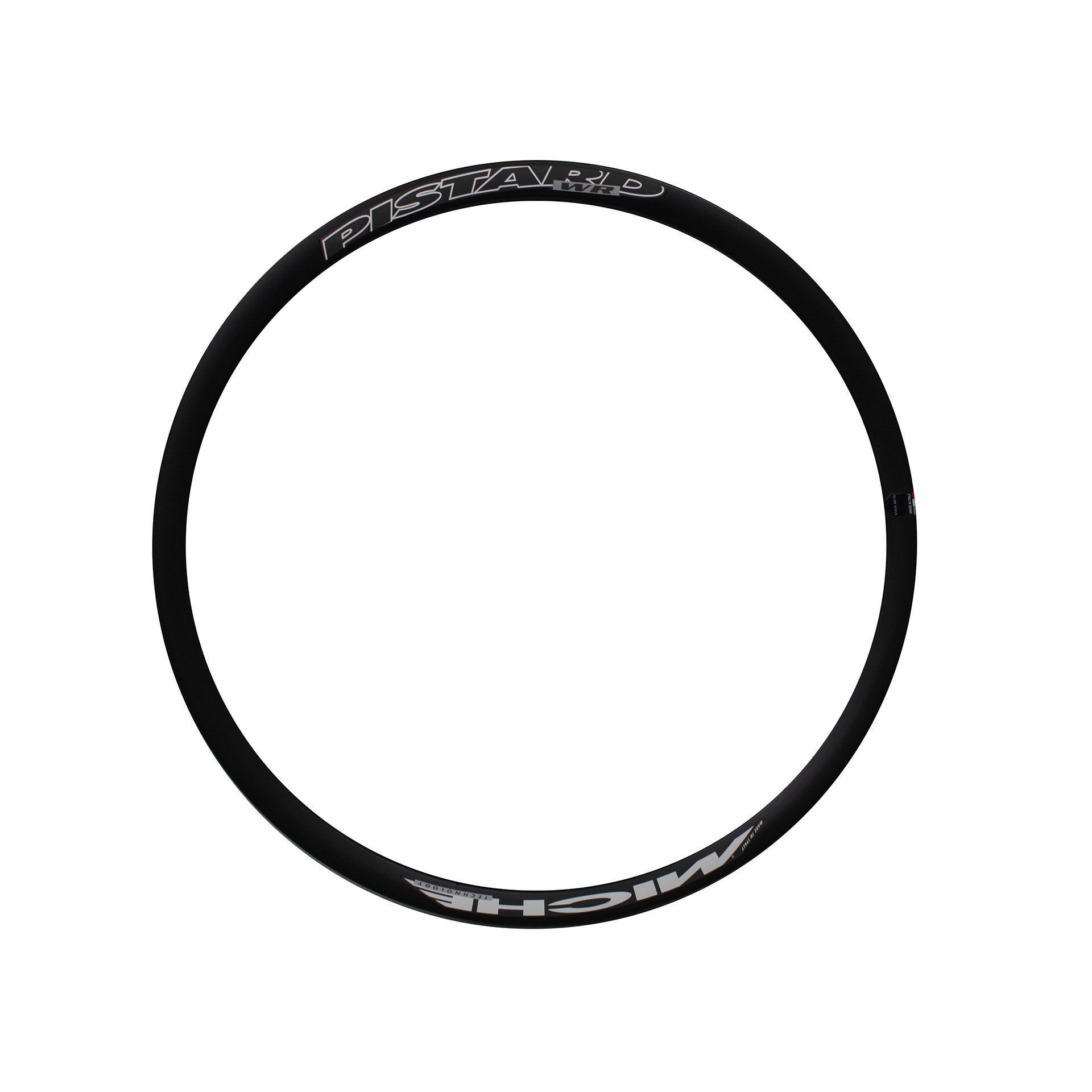 Miche velg 28" Pista draad 24g alu zwart