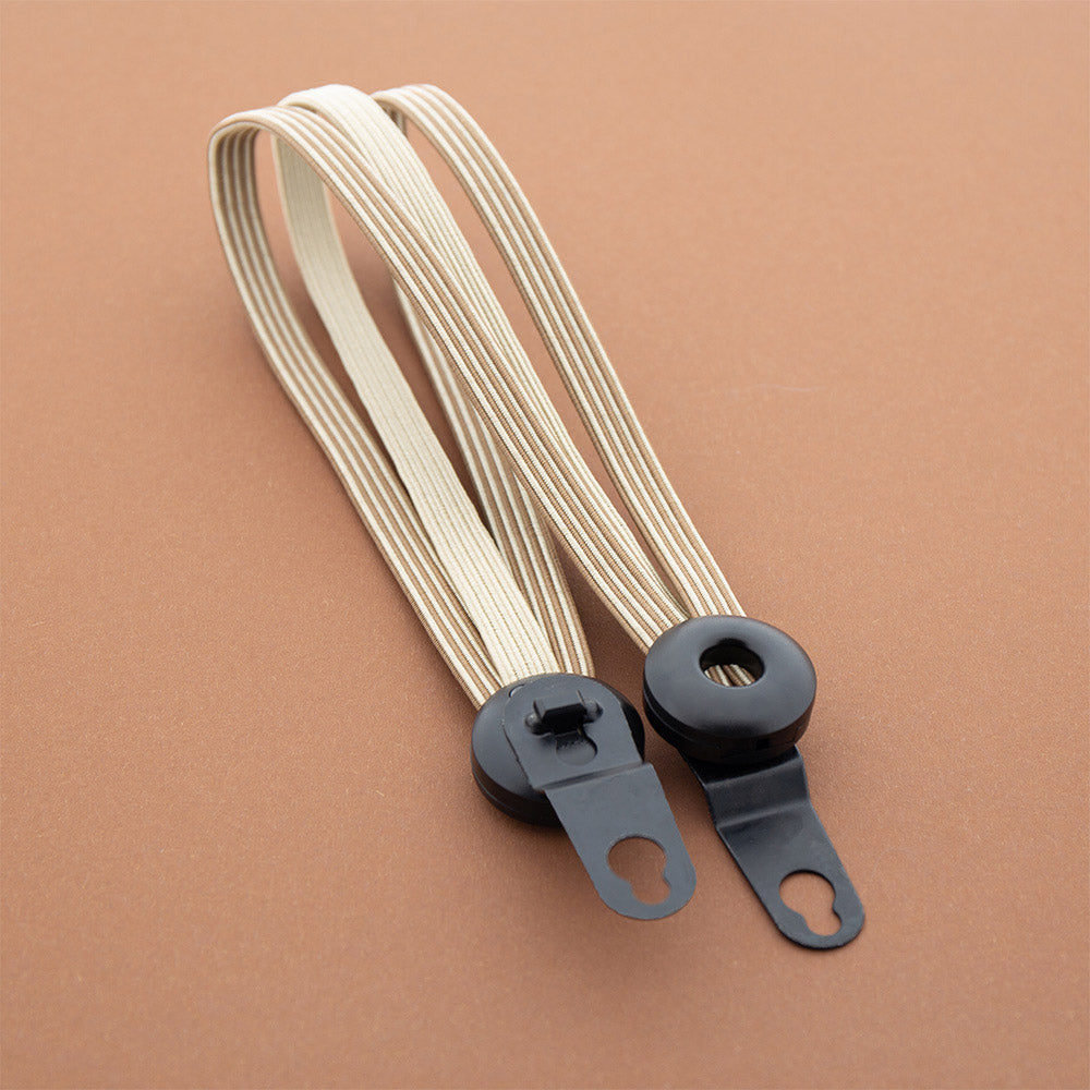 Widek snelbinder Venture 24" zwarte beugels caramel/wit