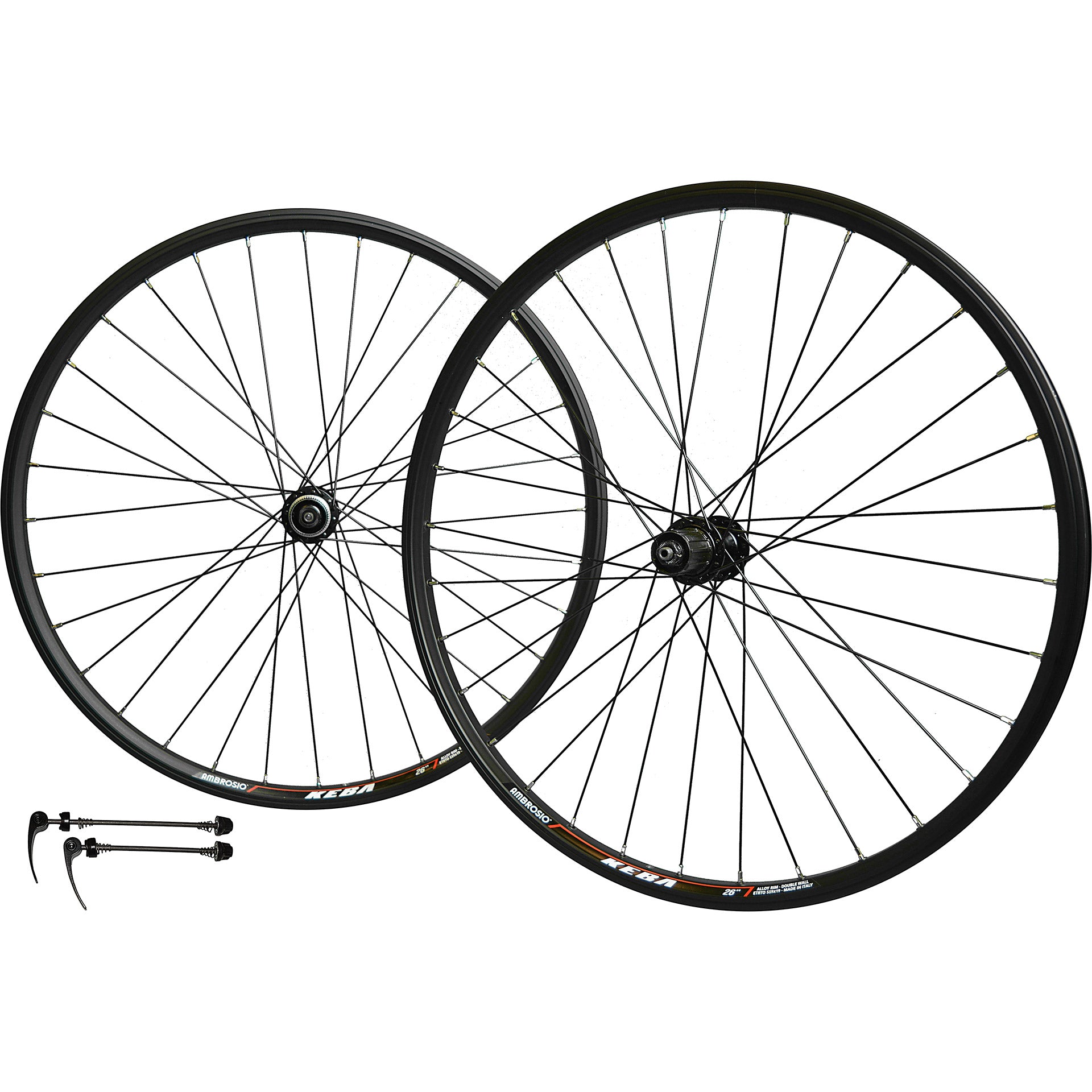 Ambrosio wielset Peack 11v 26" disc centerlock zwart