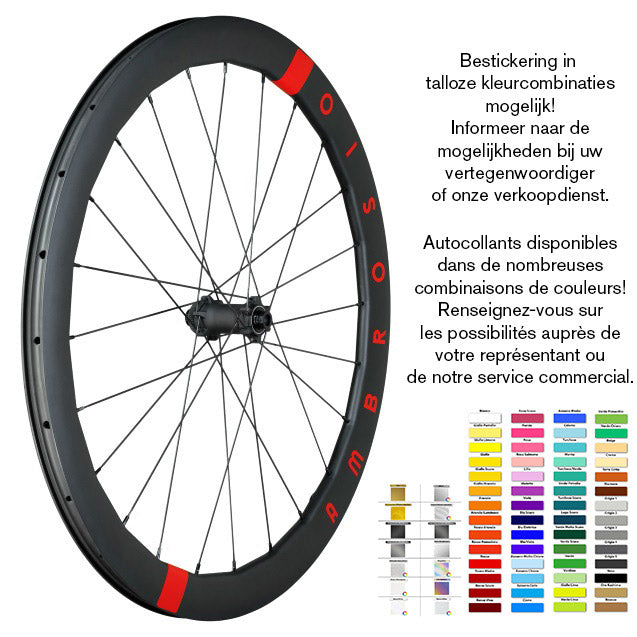 Ambrosio wielset Charlie 28" disc centerlock carbon