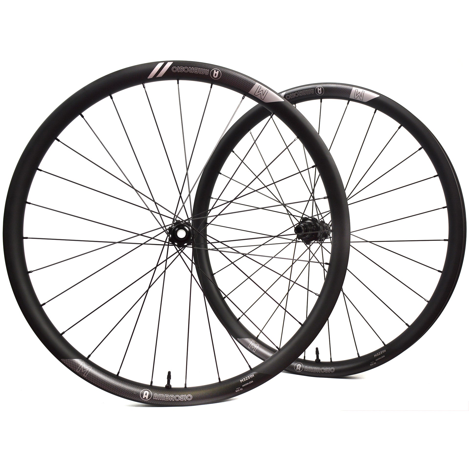 Ambrosio wielset M3231H 29" disc centerlock steekas carbon