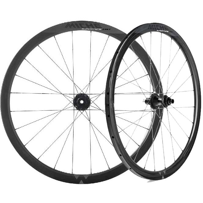 Miche wielset Supertype 336TDX 28" Campa naaf tube carbon
