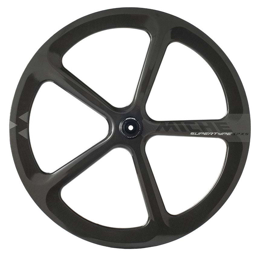 Miche voorwiel Supertype SPX 5 DX 28" 5 spaak tube carbon