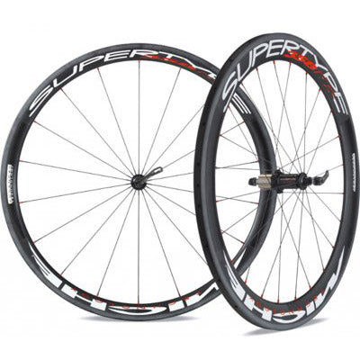 Miche wielset Supertype 358 Camp.Full Carbon (tube) wit