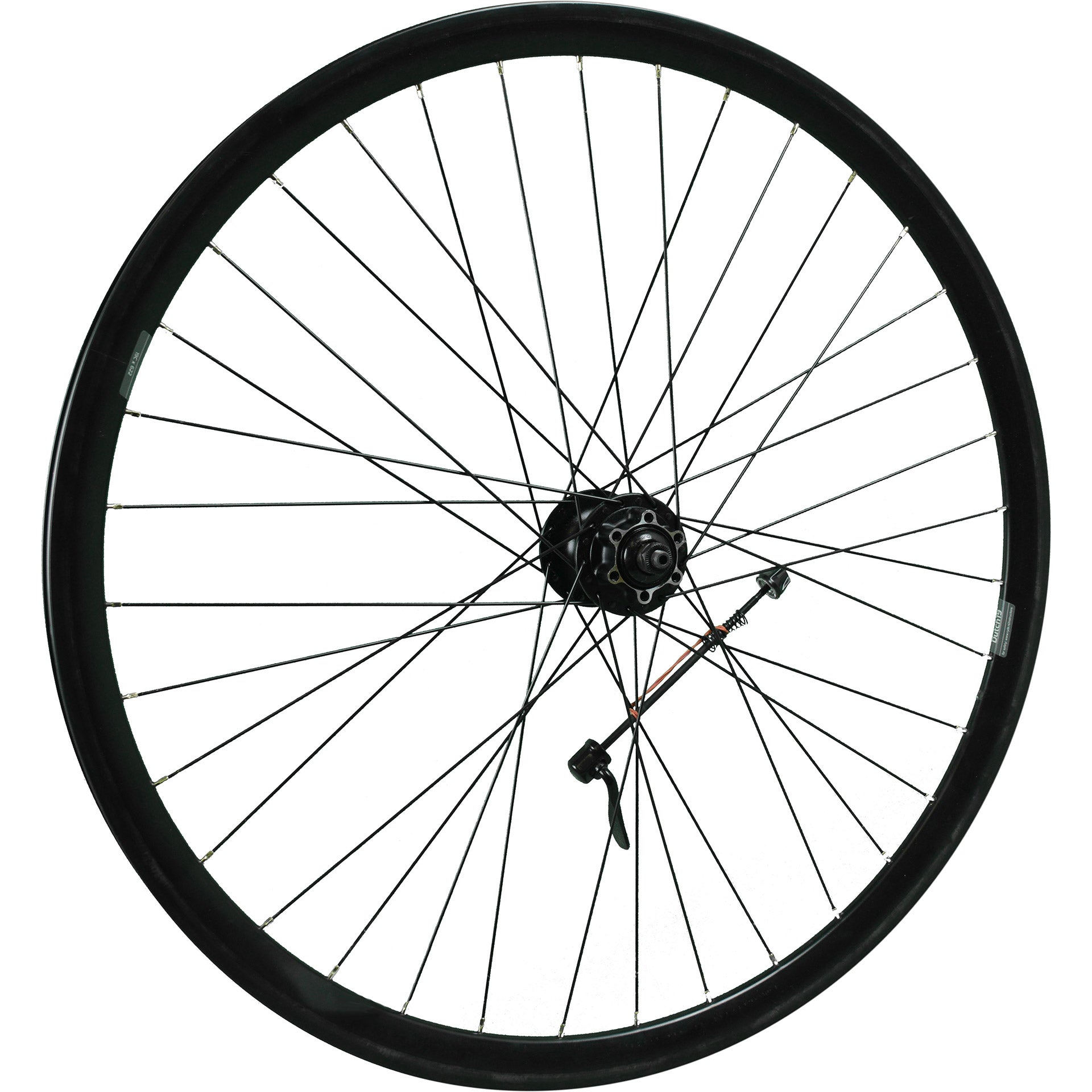 Achterwiel 28" disc 475 naaf uitval Dutch 19 velg 36g zwart