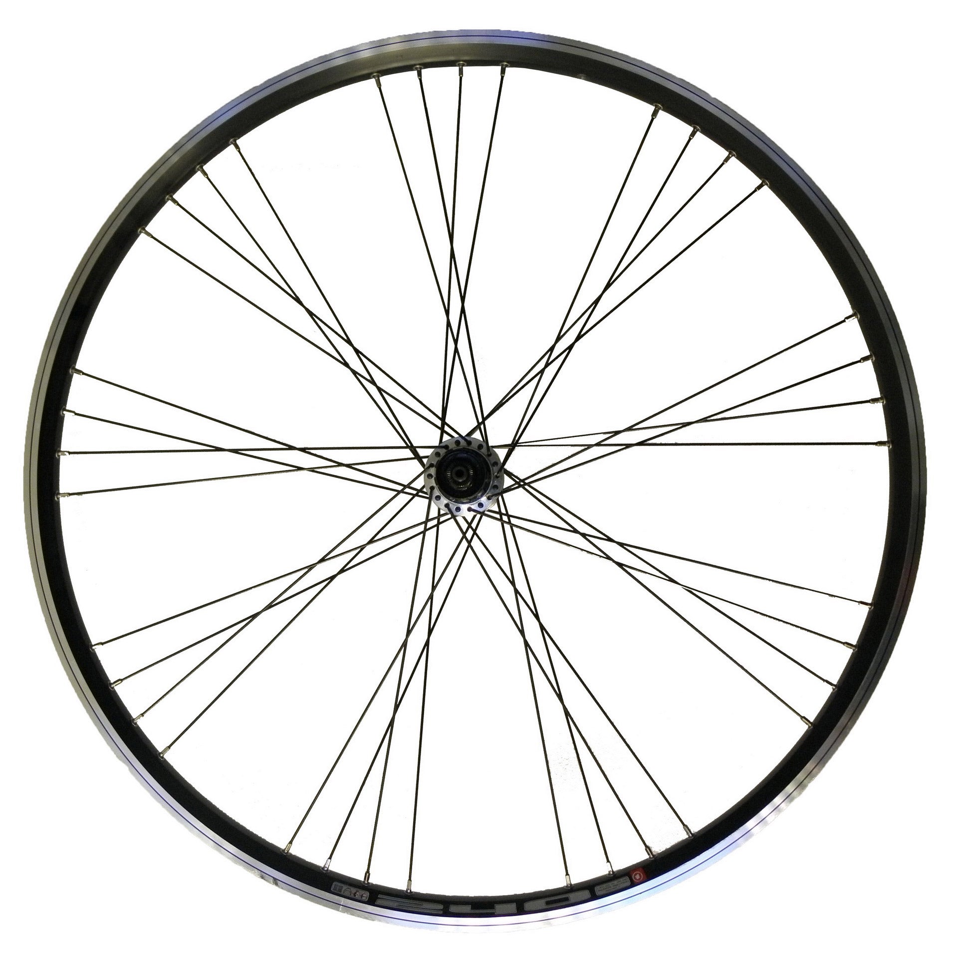 Velox achterwiel 28" cass Shim 9/10v M240 9x4 RVS spaak zw