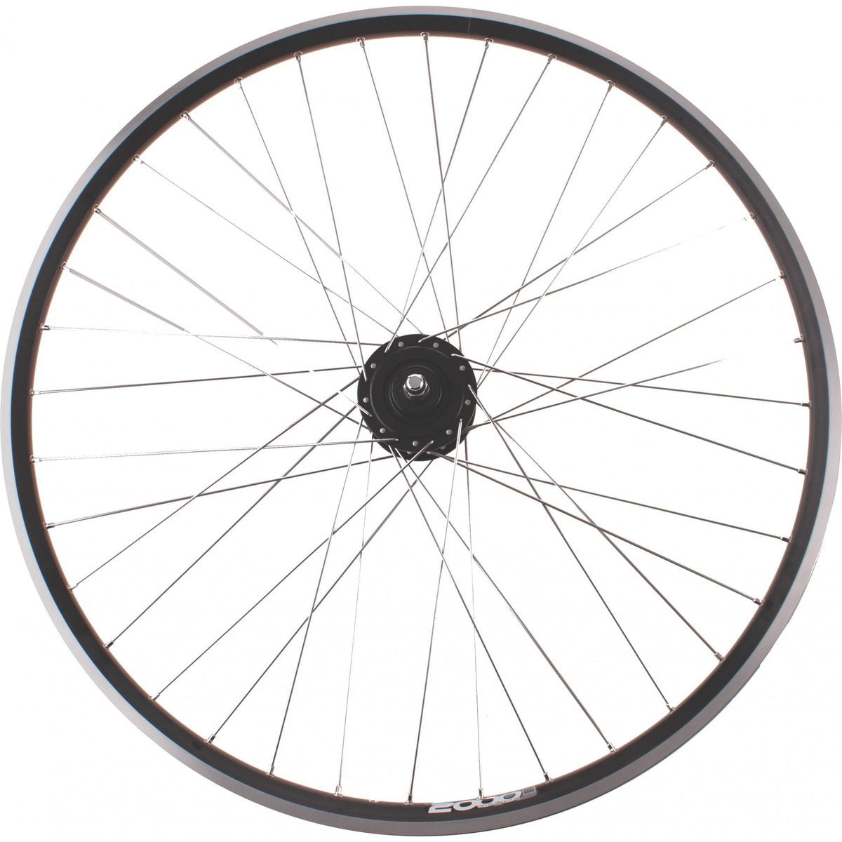 Roland voorwiel Exal 28" naafdynamo velg alu zwart
