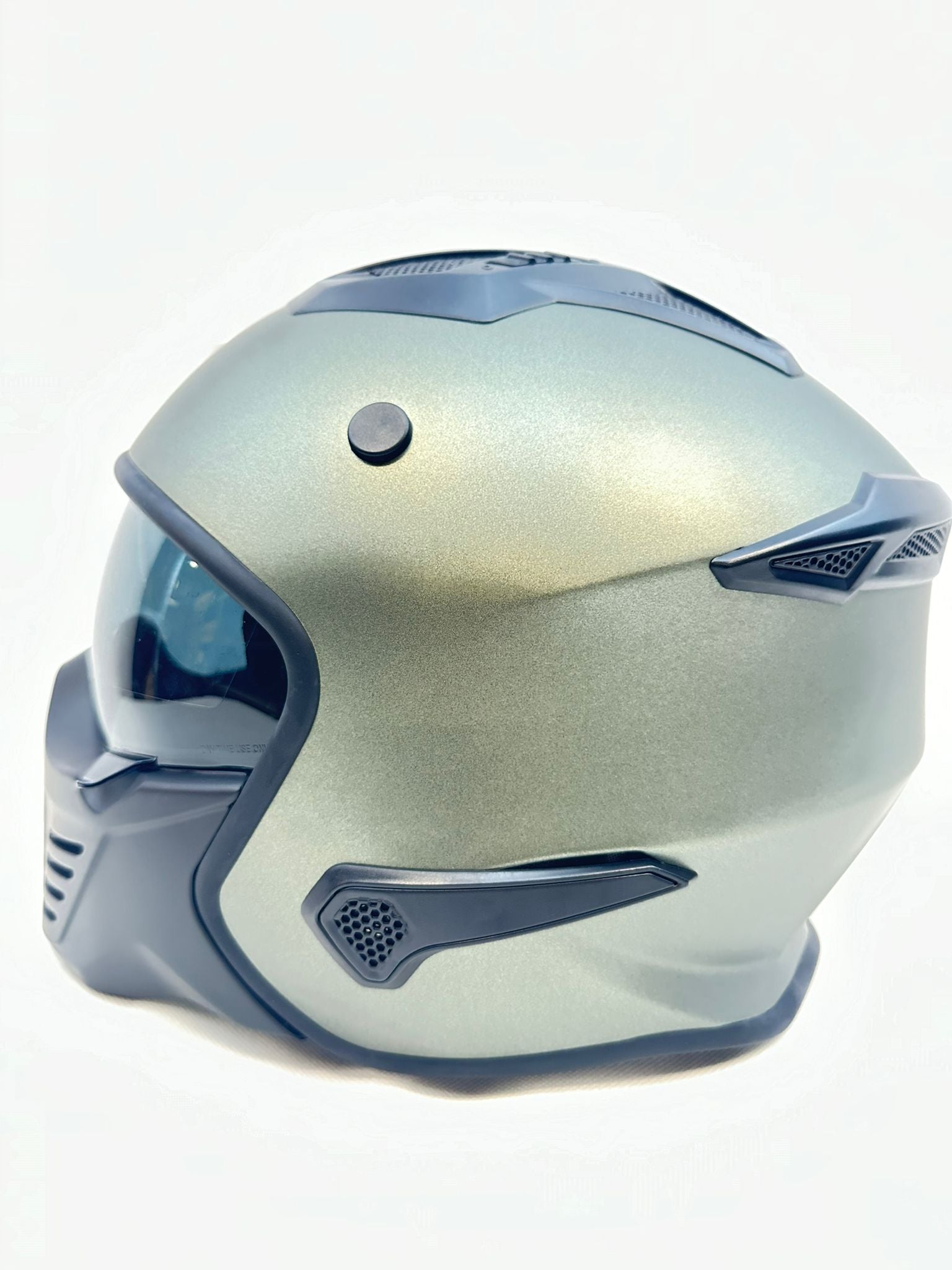 Vito Bruzano Jethelm - Motorhelm - Mat Titanium