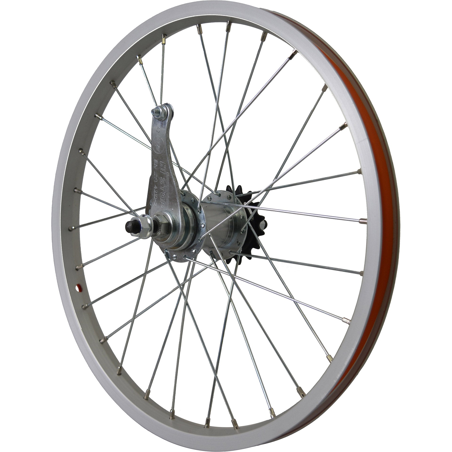 BFN achterwiel 18" RN zilver