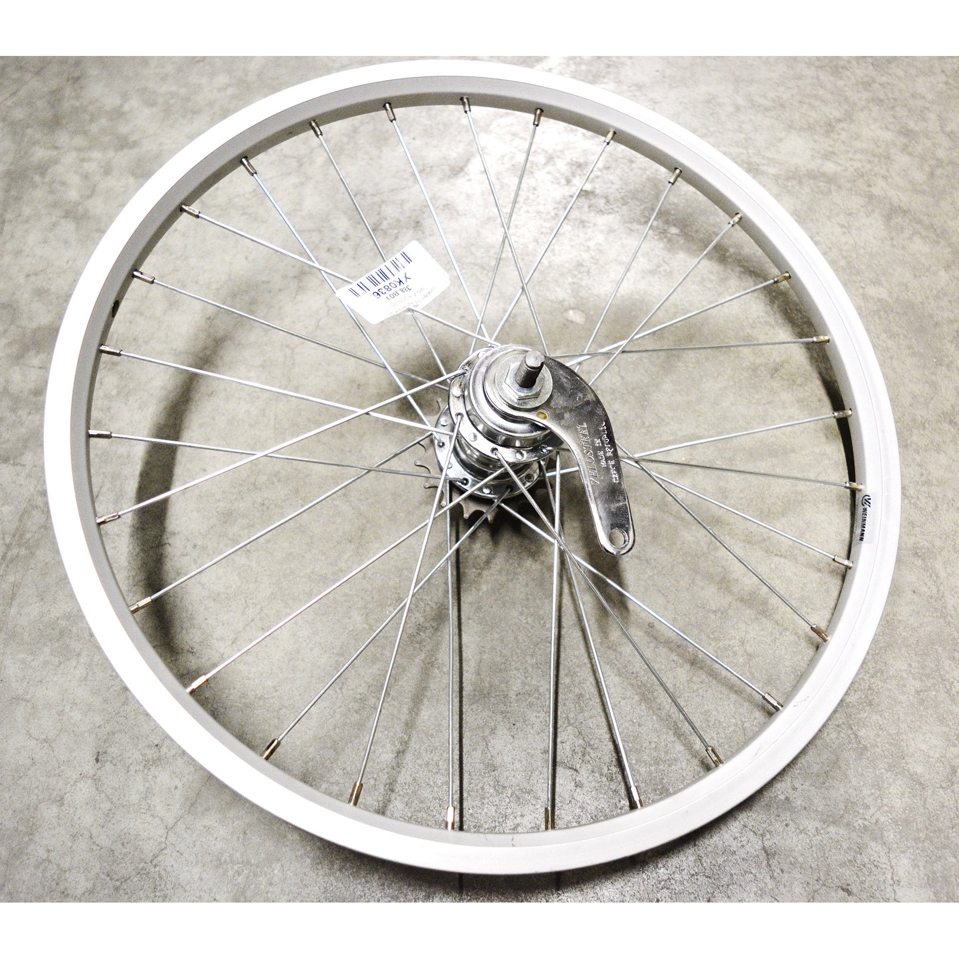 Achterwiel 20" RN zilver