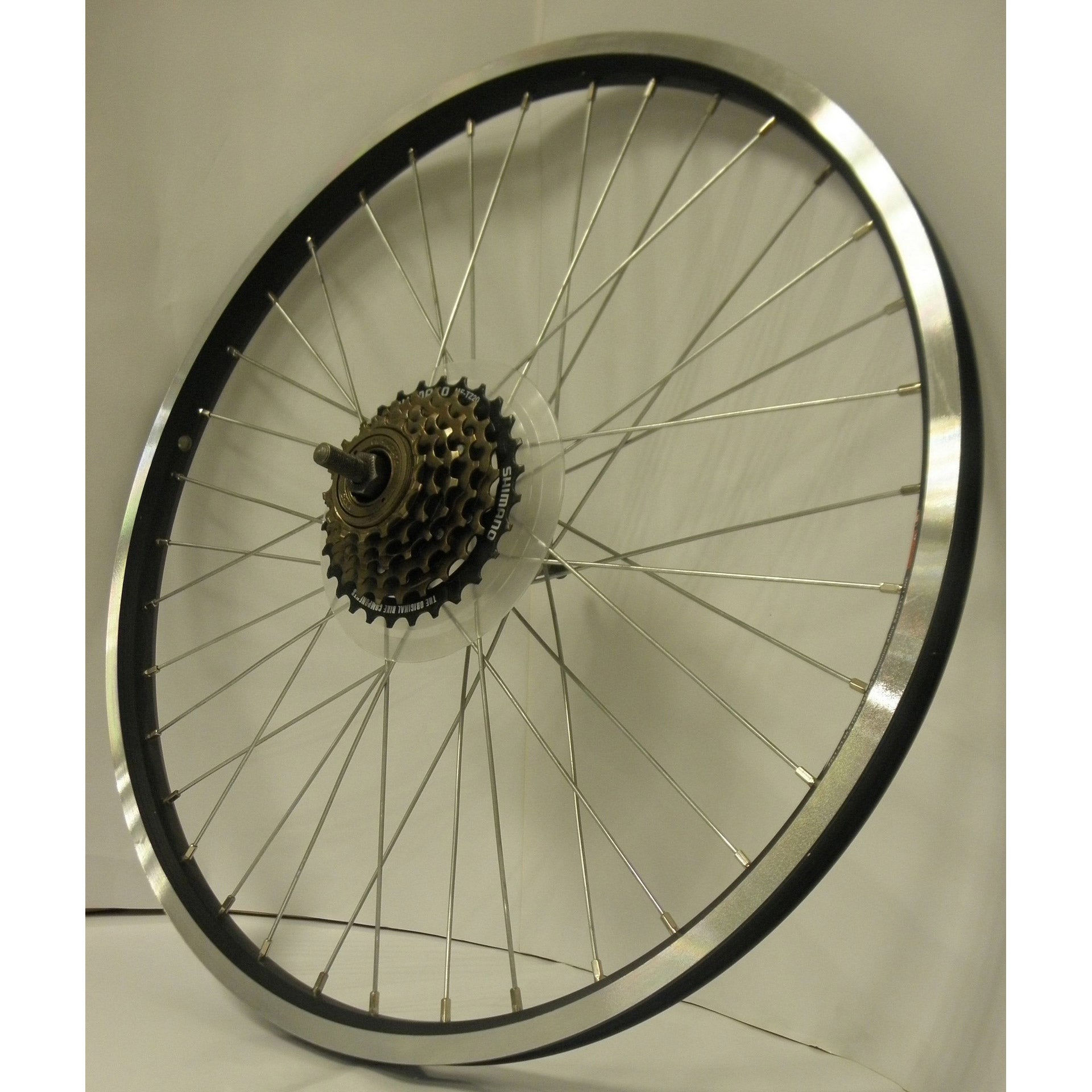 BFN achterwiel 22" ZAC20 6V der. zwart