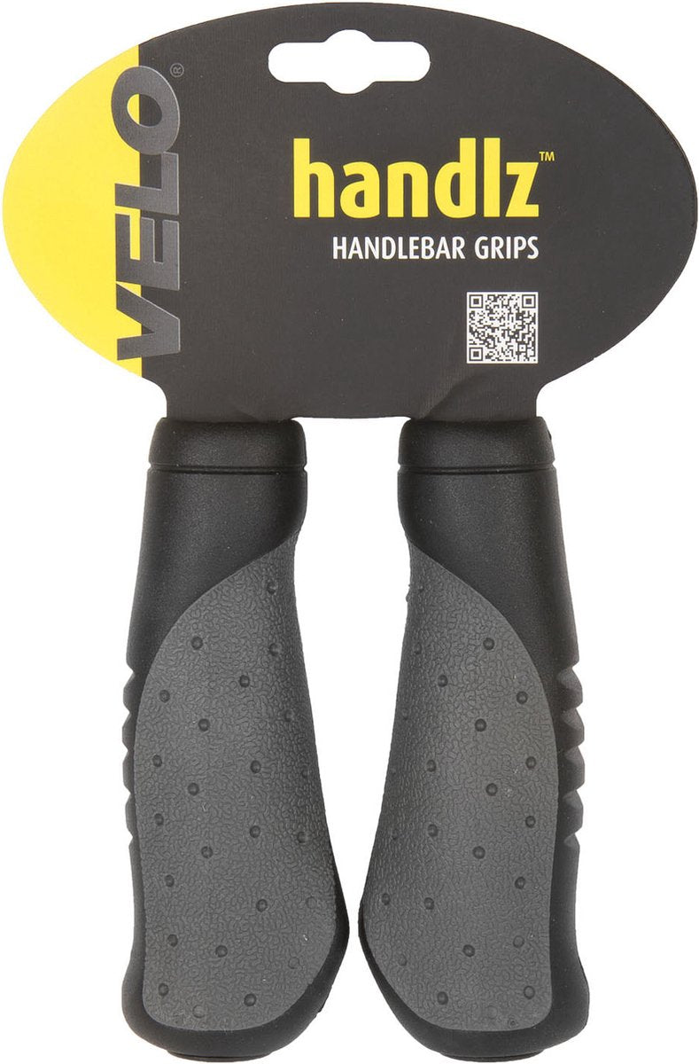 fiets handvat -Velo - Handvat Ergogel D2 135 Mm Per Paar Zwart