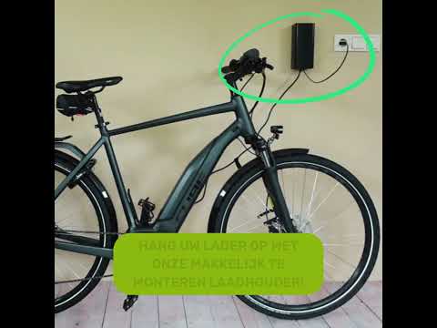 Universele laadhouder uit metaal - Maat L - zwart