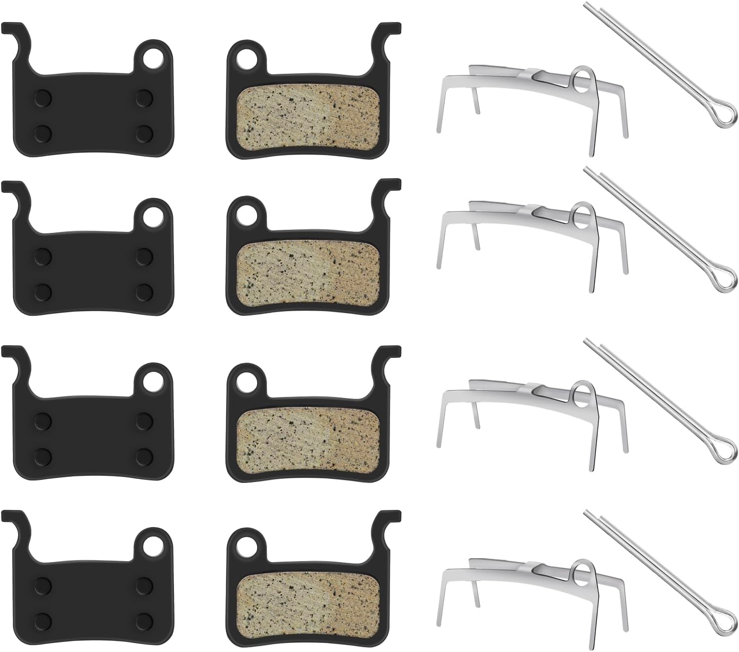 Fatbike remblokken - 4 paar SETJES VOOR of ACHTER Remblokken fatbike hydraulisch V8 H9 - V20 V30 OUXI en vele andere merken