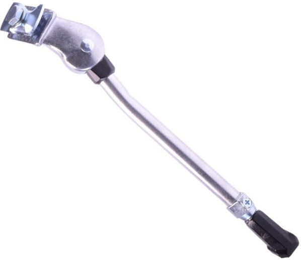 Zijstandaard verstelbaar Simson Quick met 30mm brede plaat - zilver