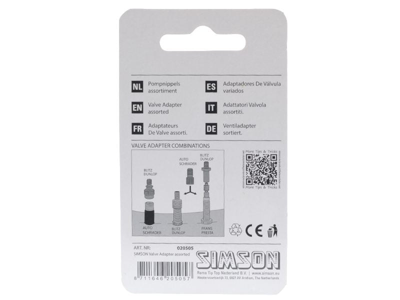 Simson Pompnippels Assortiment - 3 delig