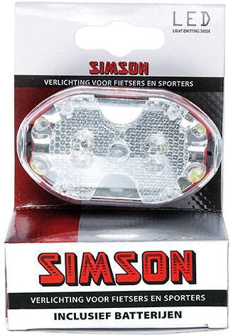 Simson Batterij Voorlicht LED