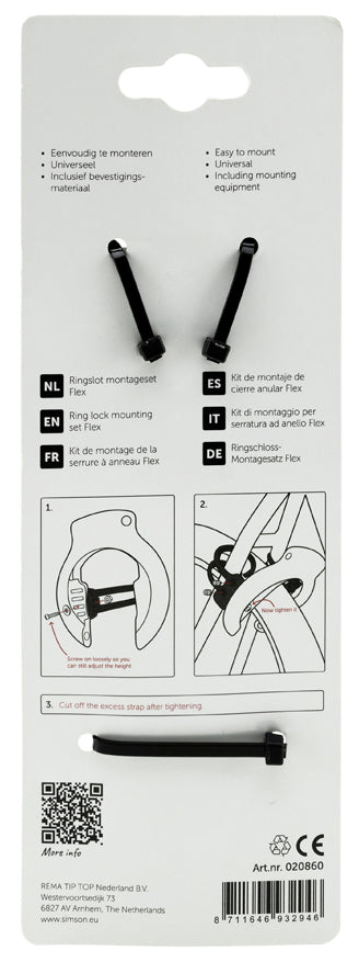 Ringslot montageset Simson Flex