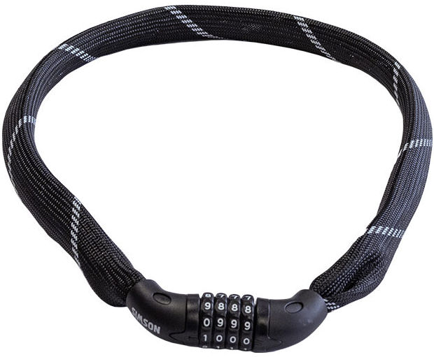 Kettingslot met cijfercode Simson Combo - zwart