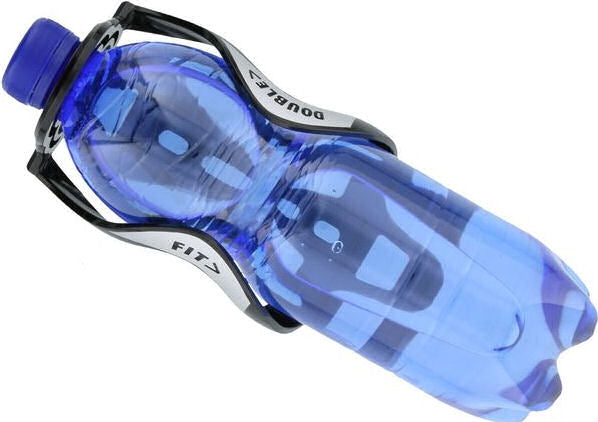 Fles- en bidonhouder Simson Double Fit - glanzend zwart