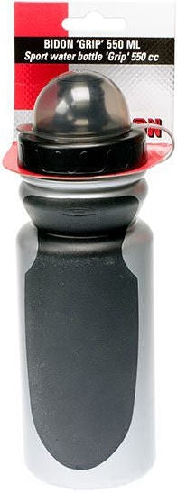 Bidon Simson Grip 550ml met afneembare stofkap - zwart/grijs