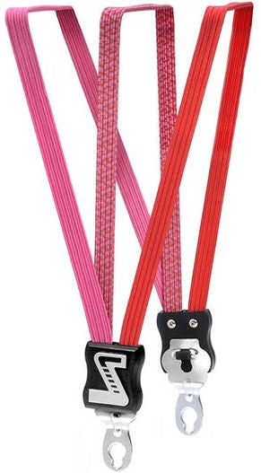 Snelbinder Trio Simson kort met 3 binders - roze/rood