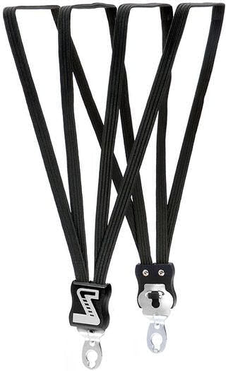 Snelbinder Quattro Simson extra lang met 4 binders - zwart