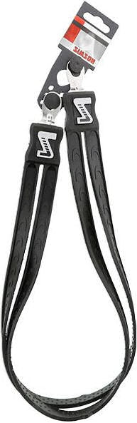 Snelbinder Duo Simson rubber met 2 binders - zwart